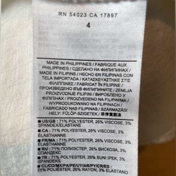 NWOT Banana Republic Dress Sz 4 - Picture 5 of 5